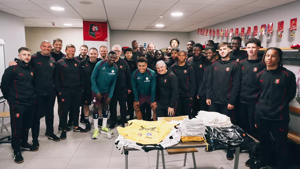 Ousmane Dembélé et Désiré Doué