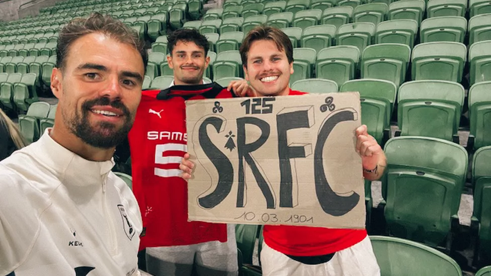 Simon et Gabriel avec Damien Da Silva (Melbourne, Australie)