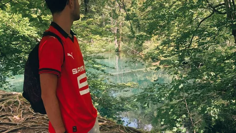 Arthur au parc national des lacs de Plitvice (Croatie)