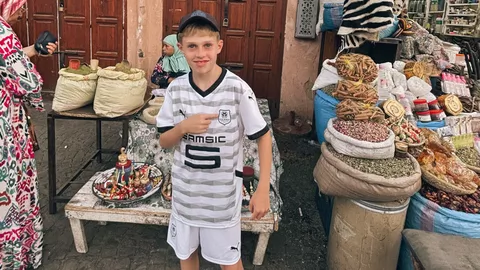 Mathis à Marrakech (Maroc)