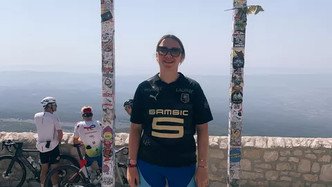 Au sommet du Mont Ventoux (Vaucluse)