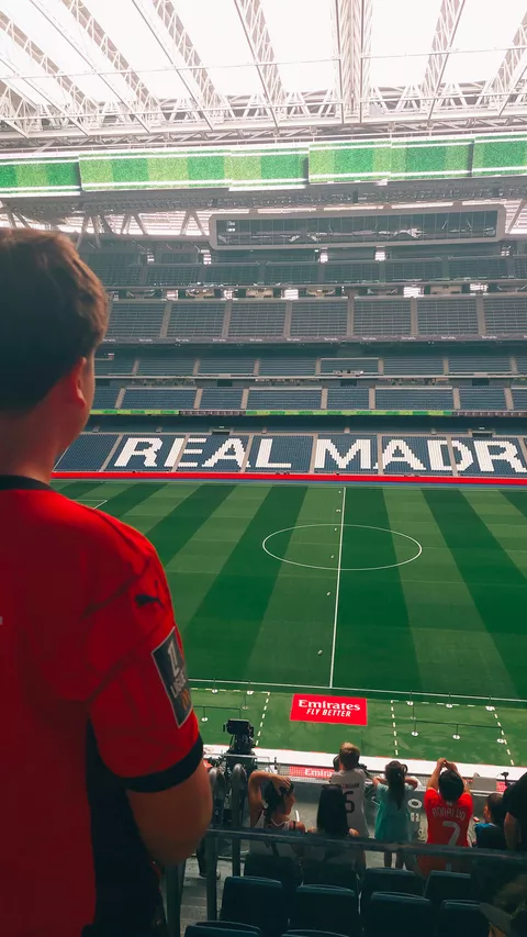 À Santiago Bernabéu (Madrid - Espagne)