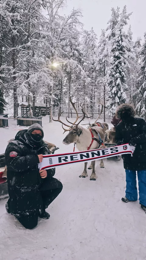 Matias et Vincent en Laponie