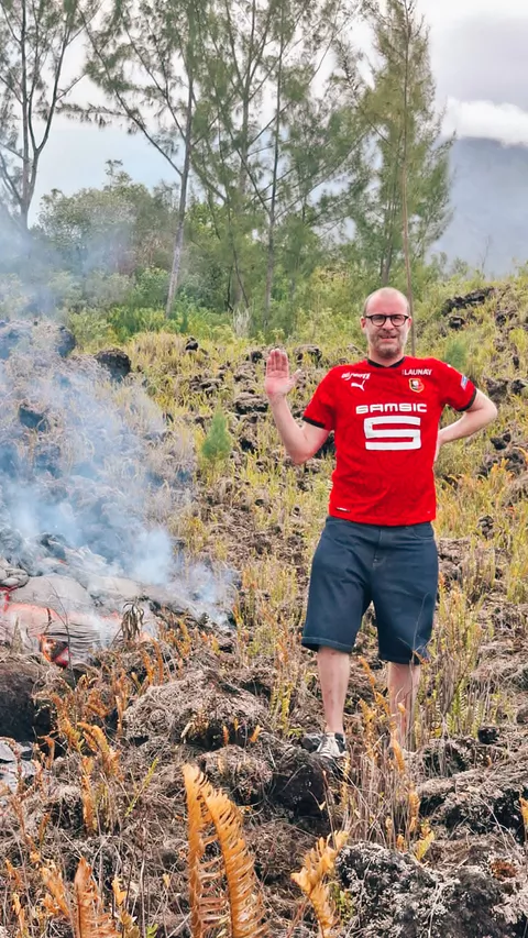Julien non loin du Piton de la Fournaise (La Réunion)