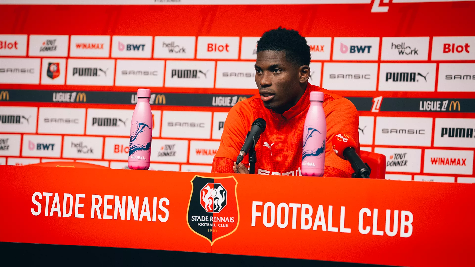 J12 | Conférence de presse d'avant-match Paris FC / Stade Rennais FC avec Habib Beye & Breel Embolo