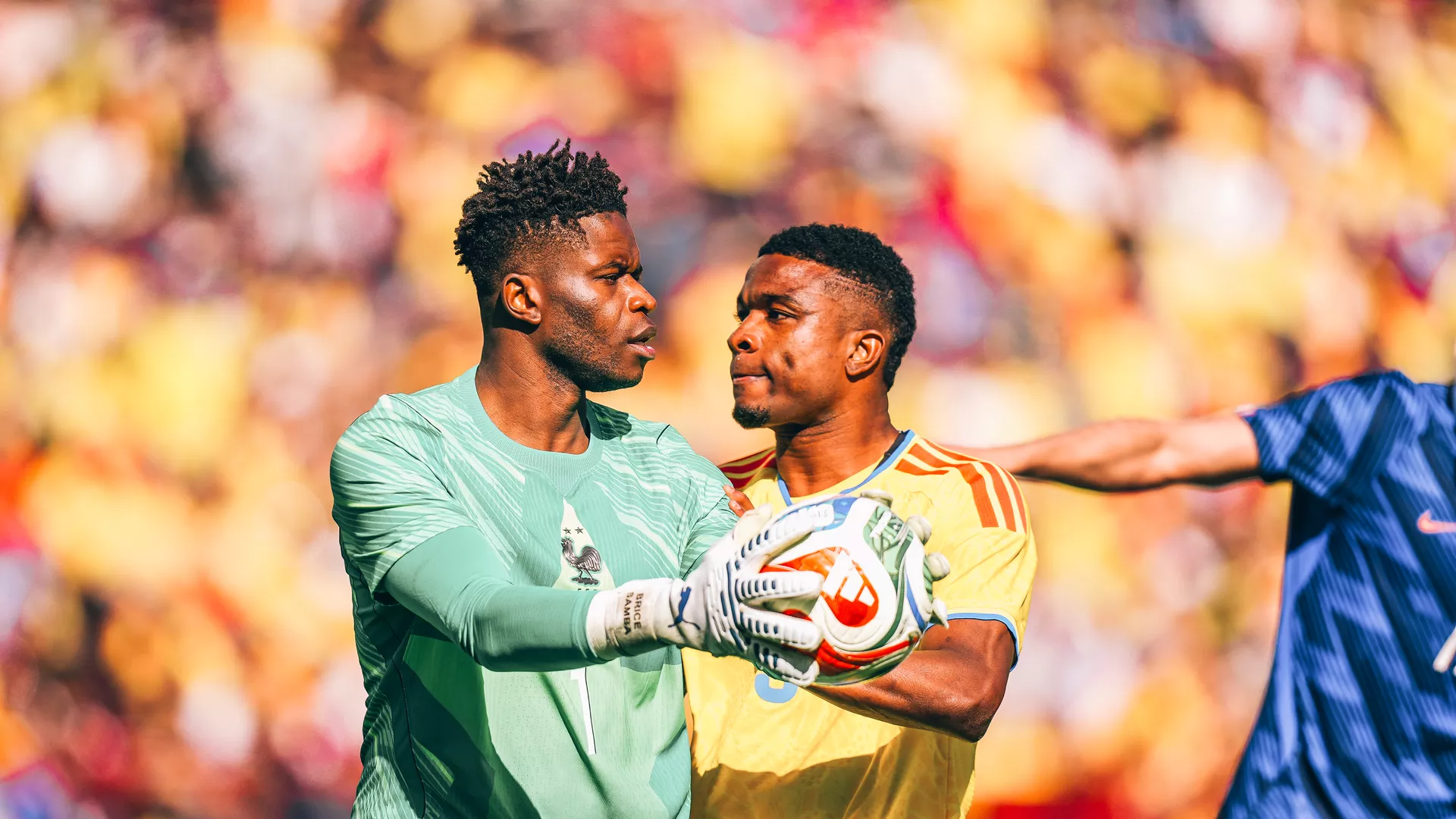 Avec Brice Samba dans les buts, l'Équipe de France domine la Colombie