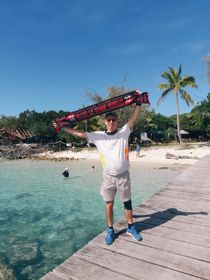 Eric au phare Amédée (Nouvelle-Calédonie)