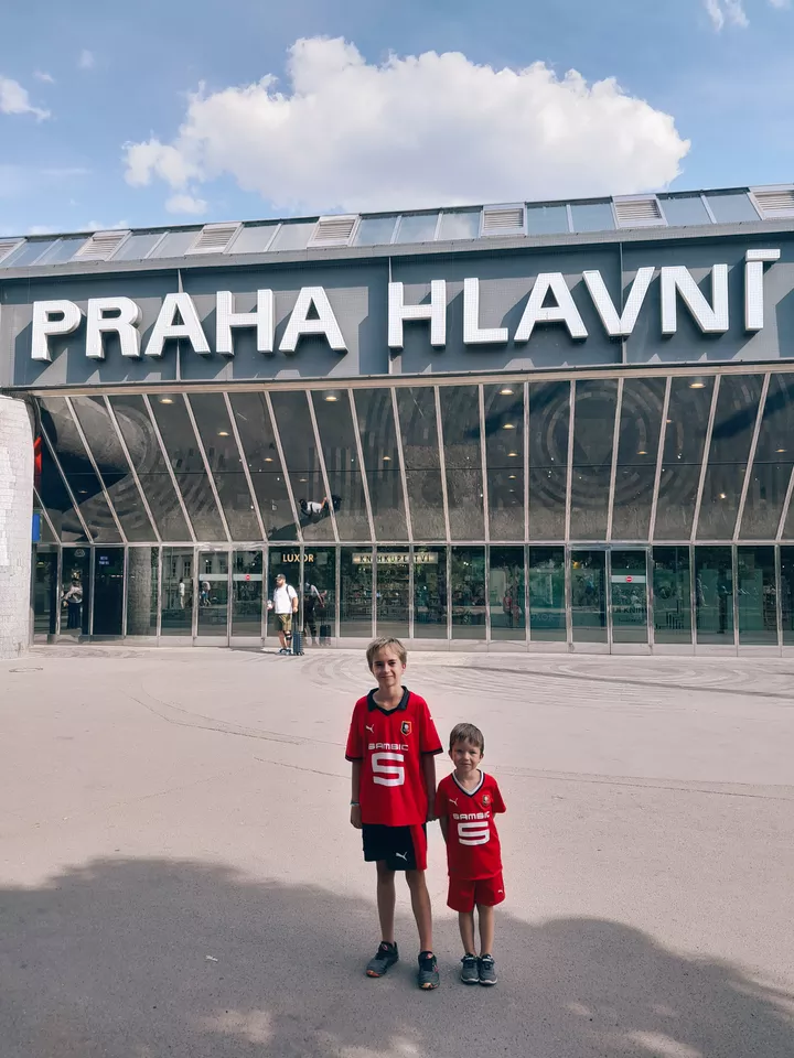 Ewan et Lénaïc à Prague (République tchèque)