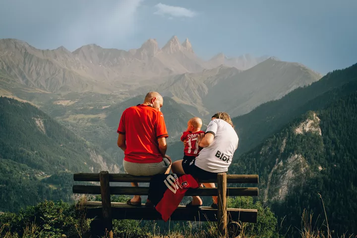 Gaylord, Simon et Andréïna en Savoie
