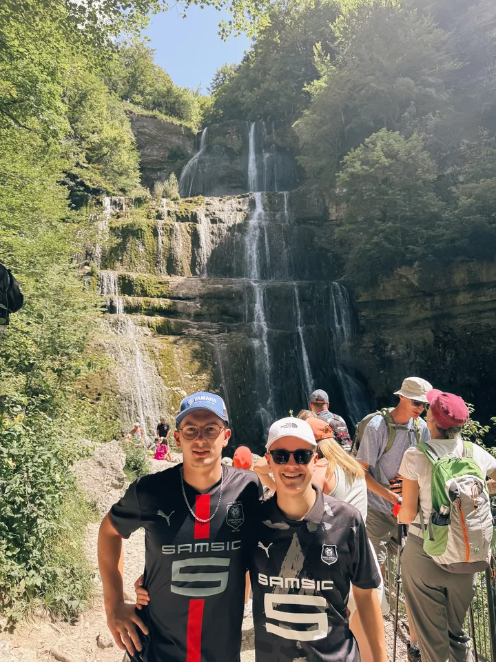 Mael aux Cascades du Hérisson (Jura )