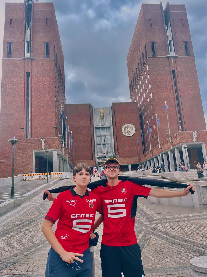 Thomas et Titouan à Oslo (Norvège)