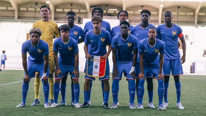 Kenny Assignon avec l'Equipe de France U18