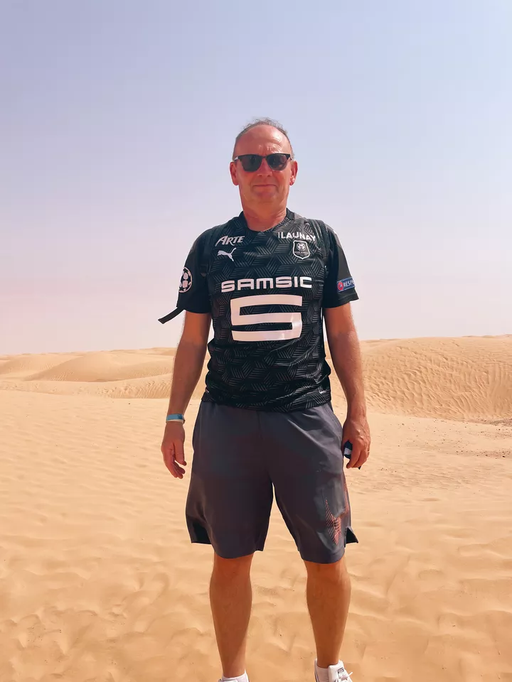 David dans le désert tunisien