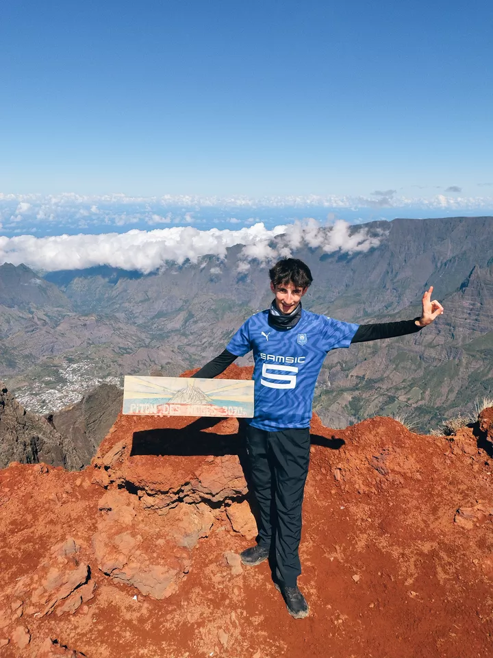 Morgan au Piton des Neiges (La Réunion)