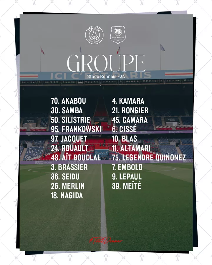 groupe PSG / SRFC