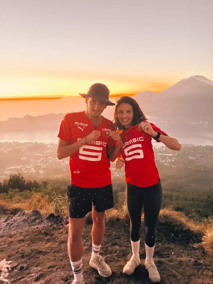 Lucas et Léa à Bali (Indonésie)