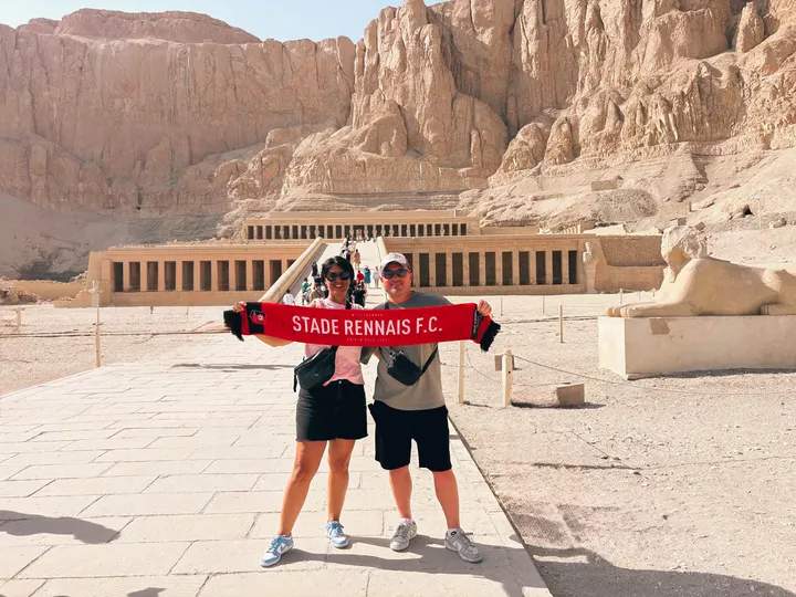 Alexandre à La vallée des rois (Égypte)