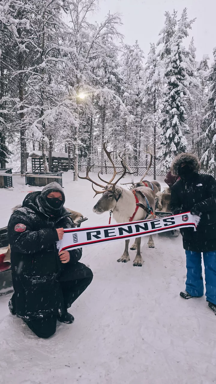 Matias et Vincent en Laponie