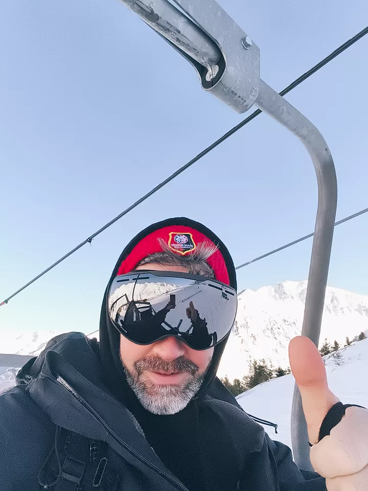 Matthieu à La Mongie (Hautes-Pyrénées)