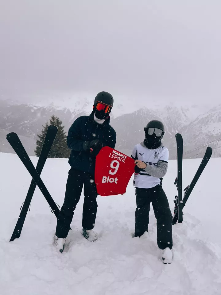 Sulian et Antoine à la station Les 7 laux (Prapoutel, Isère)