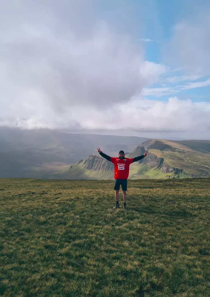 Tristan sur l'île de Skye (Écosse)