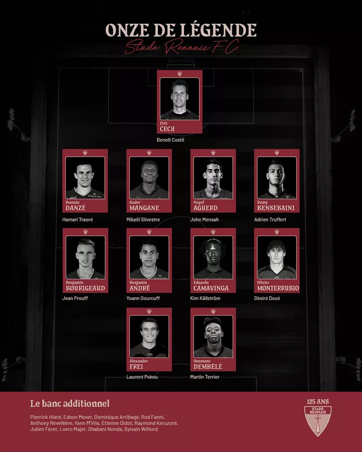 Onze de l&eacute;gende