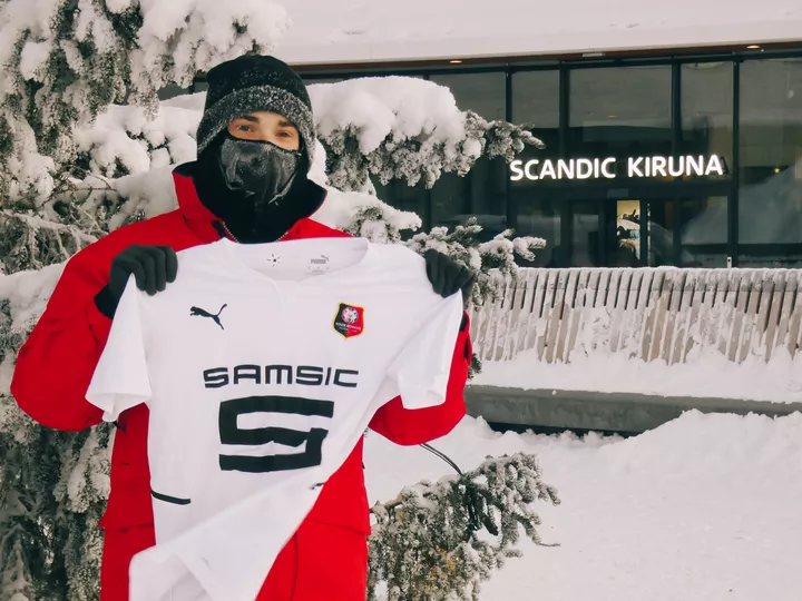 Adrien à Kiruna (Laponie suédoise)