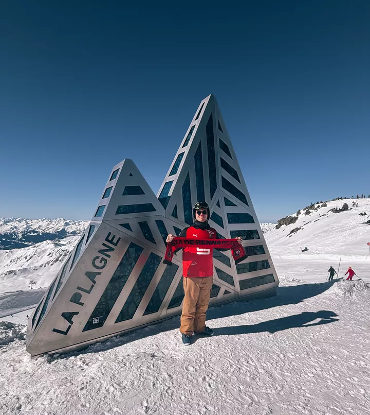 Arthur à La Plagne (Savoie)