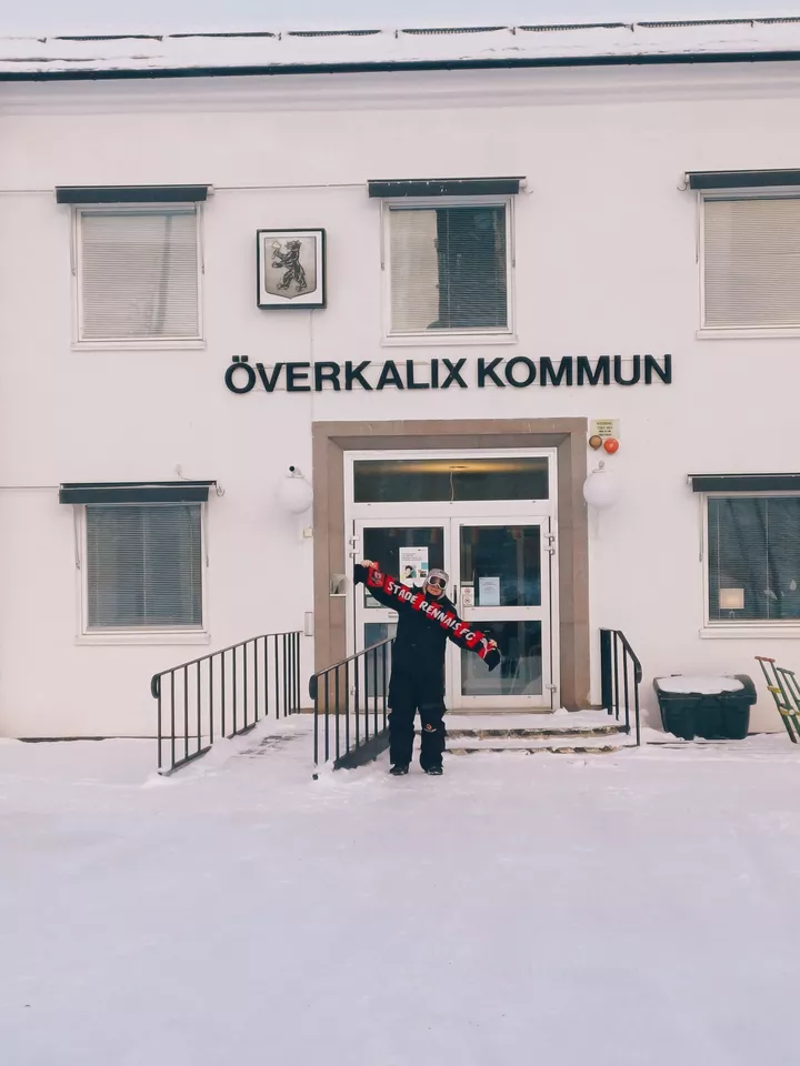 Thomas à Overkalix, en laponie suédoise