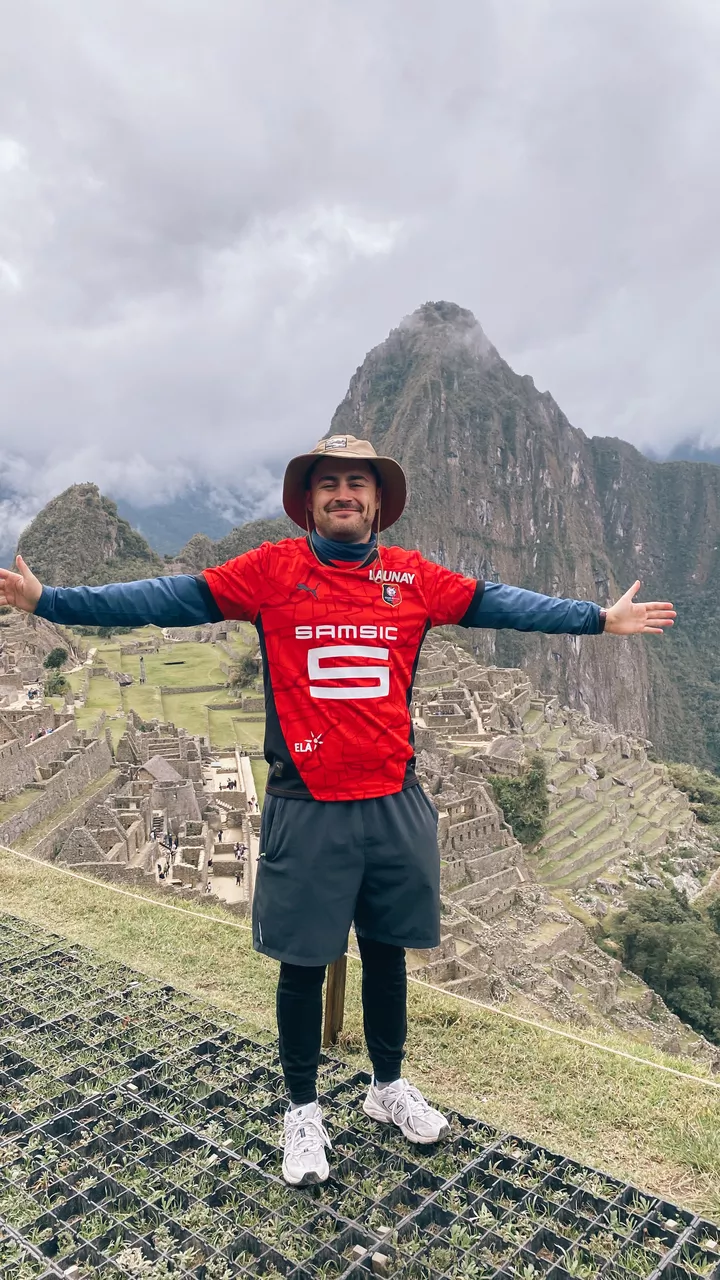 Titouan au Machu Picchu (Pérou)