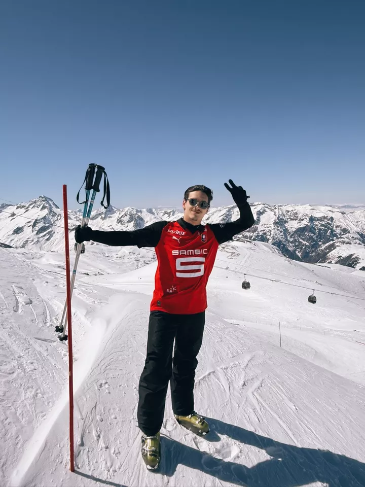 Anthony aux Deux Alpes (Isère)