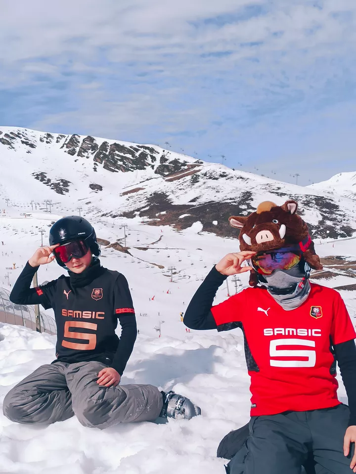 Louca et Marius à Saint-Lary-Soulan (Hautes-Pyrénées)