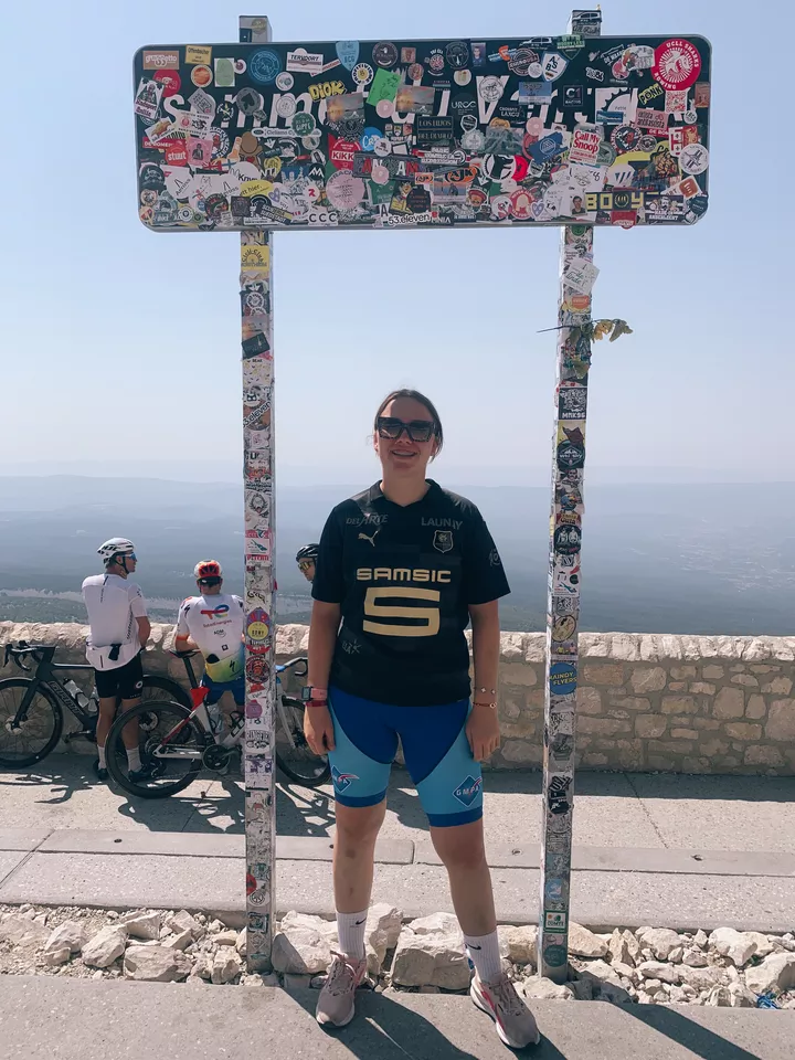 Au sommet du Mont Ventoux (Vaucluse)