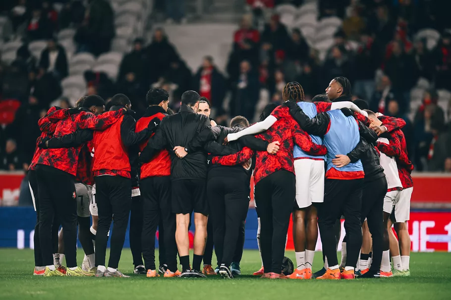 La solidarité affichée dès l'échauffement