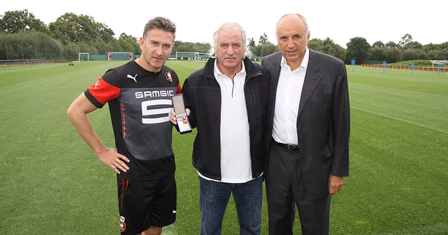 Pierrick Hiard reçoit la médaille du travail Stade Rennais F.C.