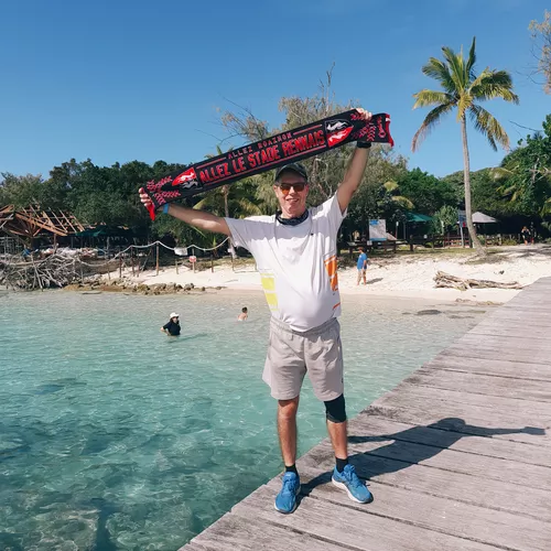 Eric au phare Amédée (Nouvelle-Calédonie)