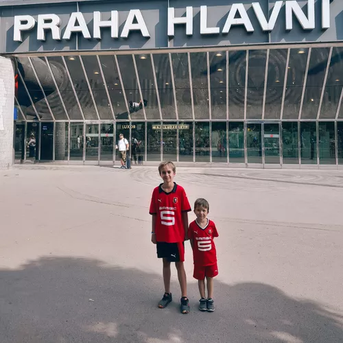 Ewan et Lénaïc à Prague (République tchèque)