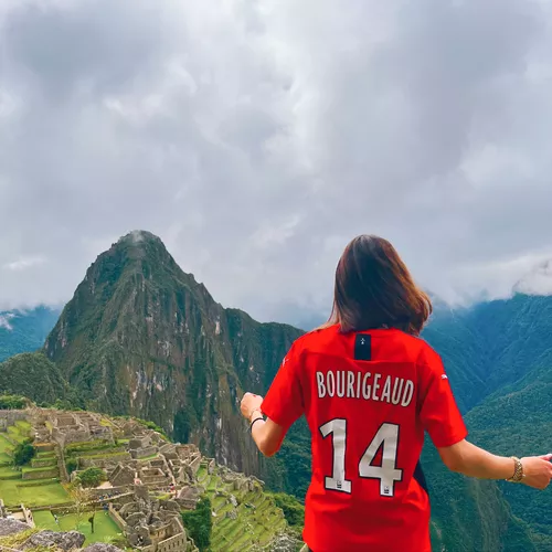 Margaux au Machu Picchu (Pérou)