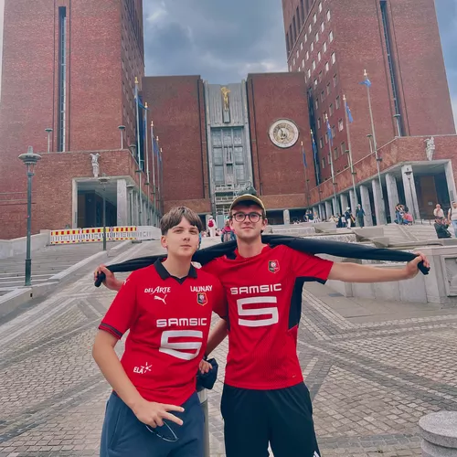 Thomas et Titouan à Oslo (Norvège)