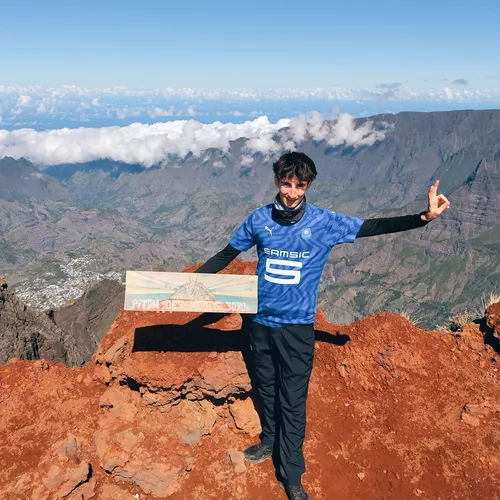Morgan au Piton des Neiges (La Réunion)