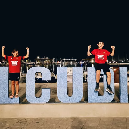 Noë et Adèle à Palma de Majorque (Espagne)