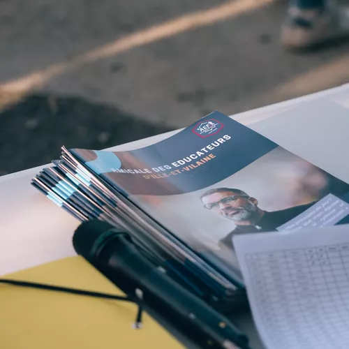 Amicale des éducateurs, rassemblement.