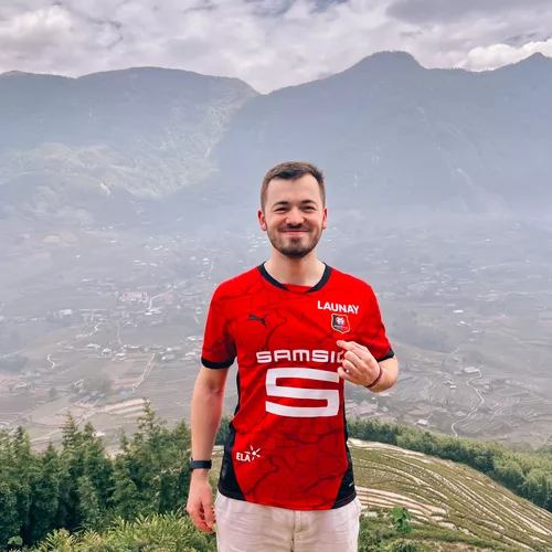 Gabin aux rizières de Sapa (Vietnam)