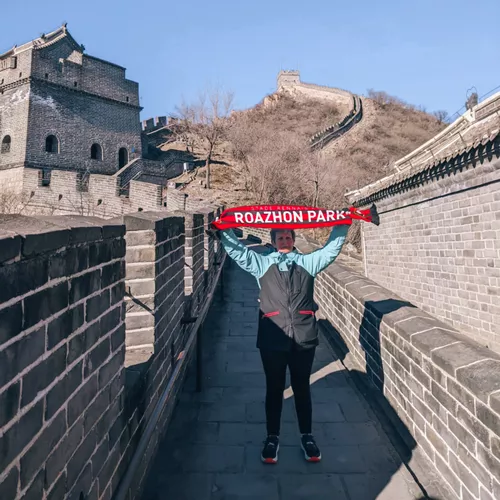 Sur la Grande Muraille de Chine