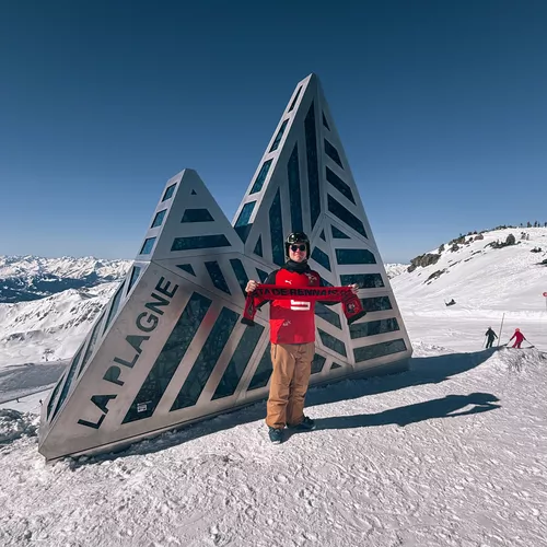 Arthur à La Plagne (Savoie)