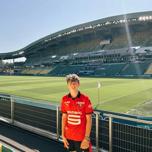 Léo au stade de la Beaujoire (Nantes)